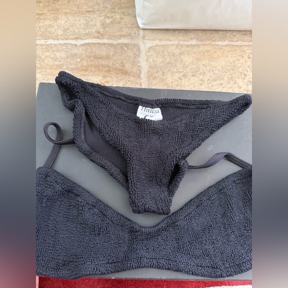 Hunza G, Crinkle Bikini Set
